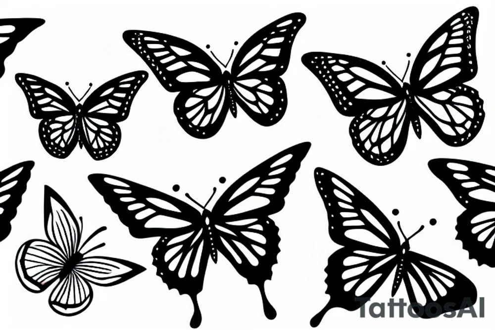 Butterfly tattoo idea