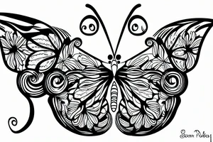 Butterfly tattoo idea
