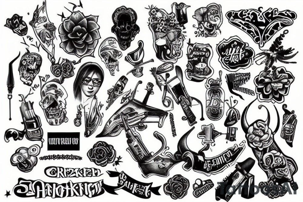 Crazy motherfucking shit tattoo idea