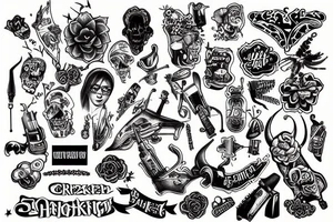Crazy motherfucking shit tattoo idea