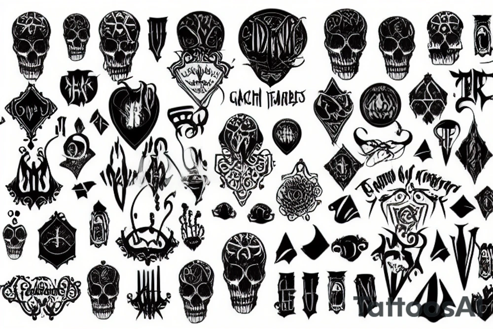 13 gothic tattoo idea