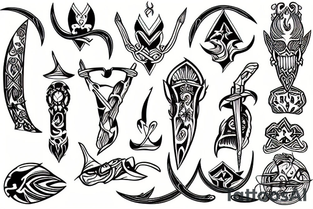 trident tattoo idea