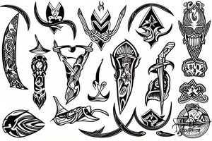 trident tattoo idea