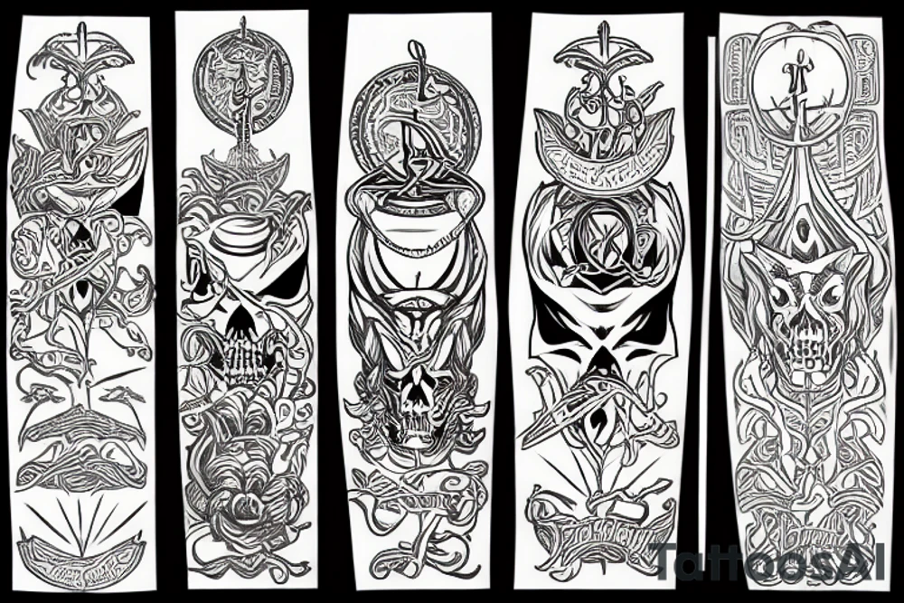 trident tattoo idea