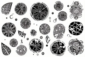 grain of crystalized salt tattoo idea