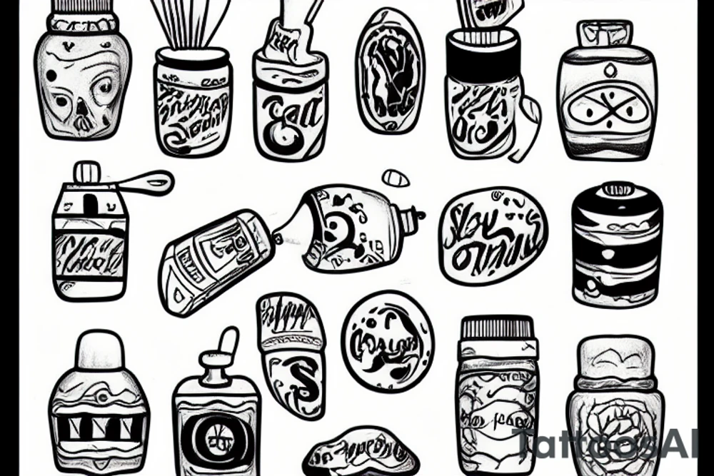 salt shaker tattoo idea