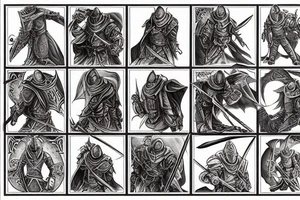 Knight Artorias From Dark Souls tattoo idea