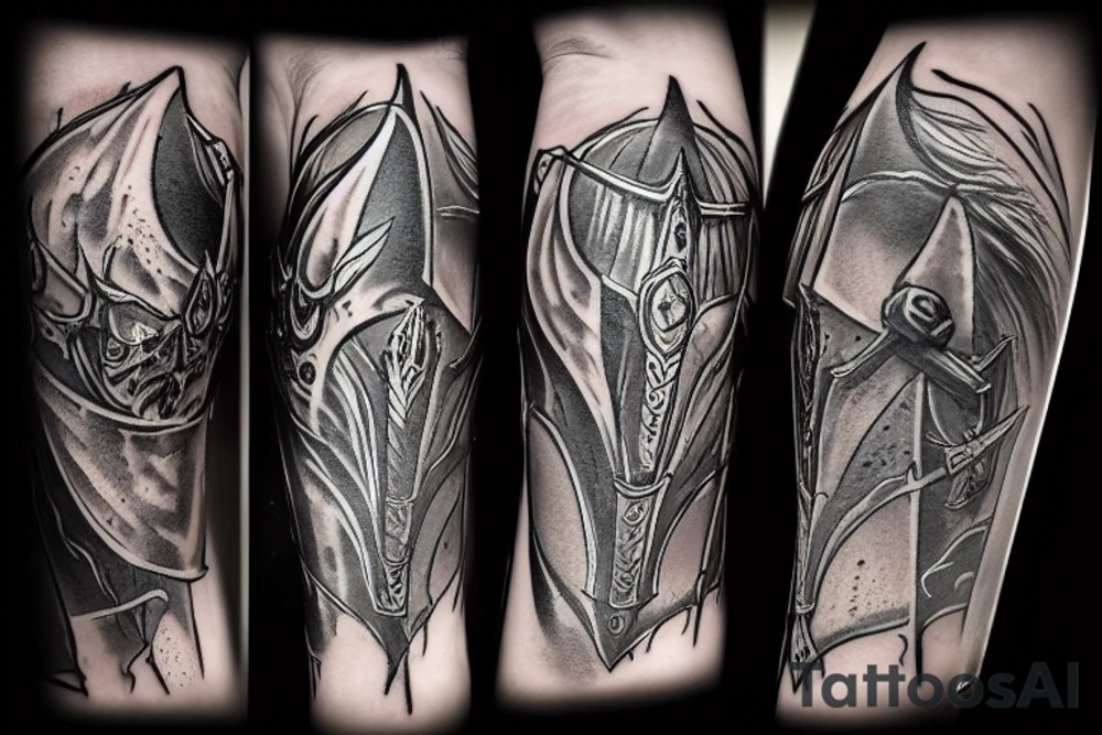 Knight Artorias From Dark Souls tattoo idea
