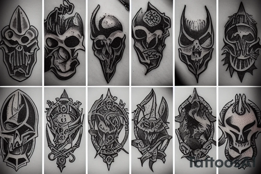 Dark Souls Traditional tattoo idea