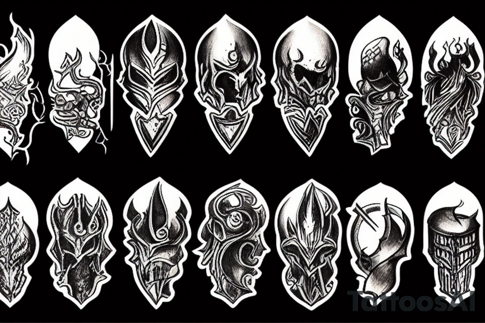 Dark Souls Traditional tattoo idea