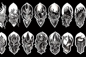 Dark Souls Traditional tattoo idea