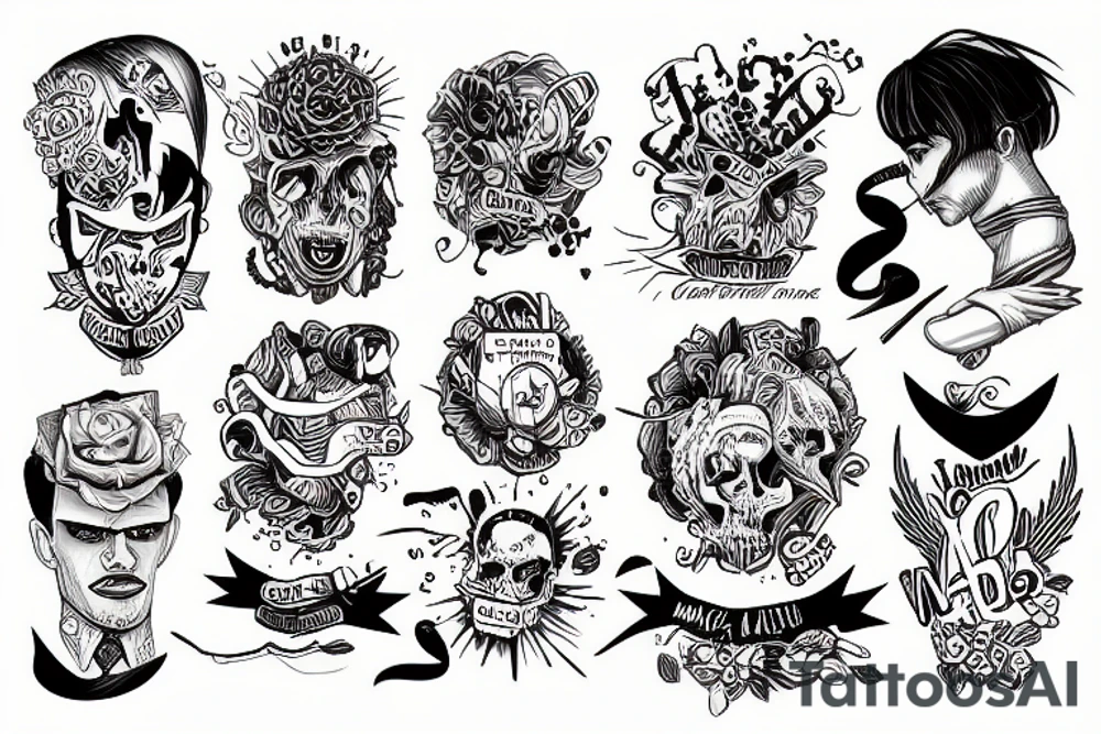 unique, mad, mission, motivation tattoo idea