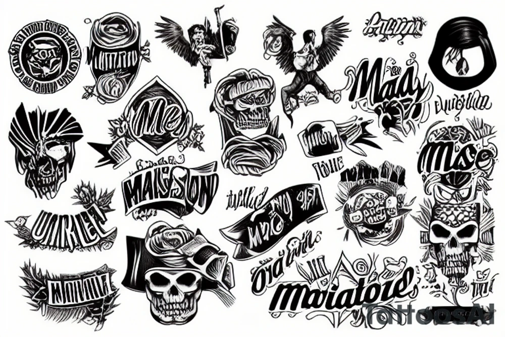 unique, mad, mission, motivation tattoo idea