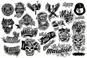 unique, mad, mission, motivation tattoo idea