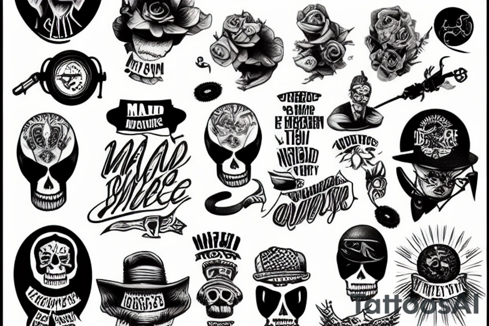 unique, mad, mission, motivation tattoo idea