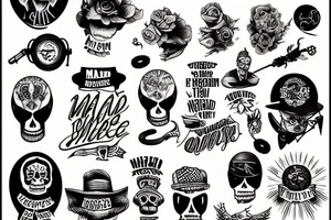 unique, mad, mission, motivation tattoo idea