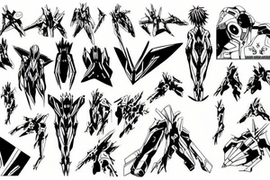 evangelion eva tattoo idea
