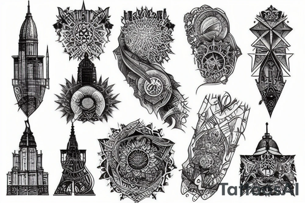 Architecture tattoo idea