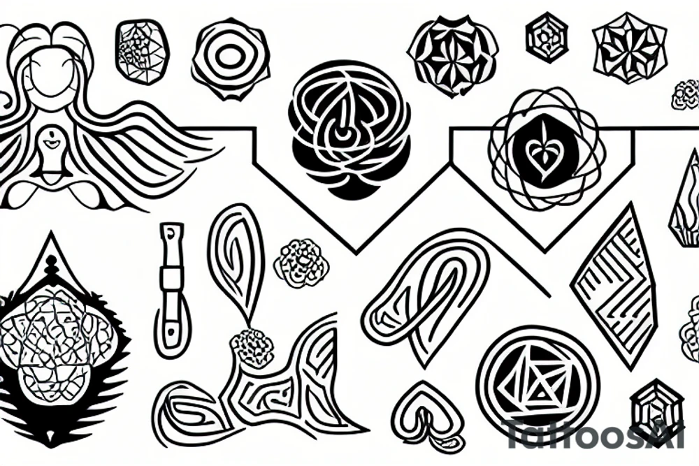 Mental health and self care tattoo idea