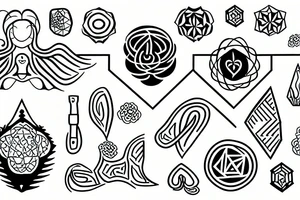 Mental health and self care tattoo idea