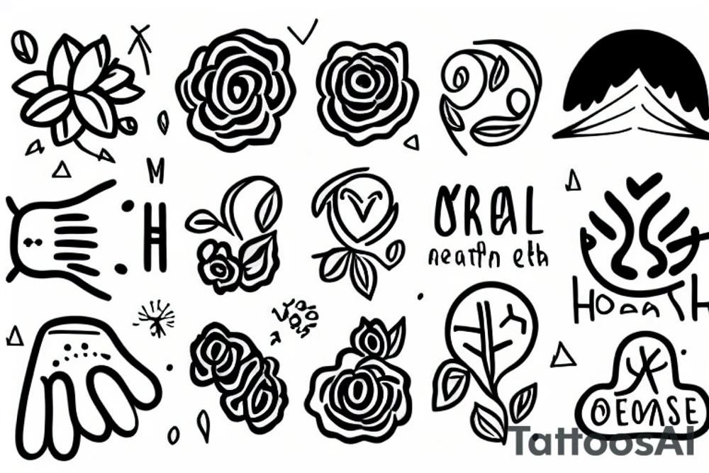 Mental health and self care tattoo idea