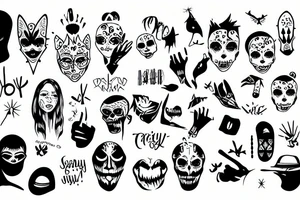 It’s scary to be yourself when everyone is watching tattoo idea