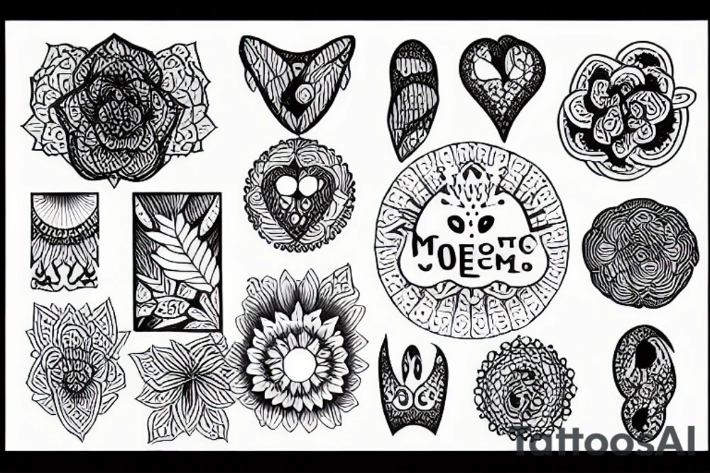 Mental health and self care tattoo idea