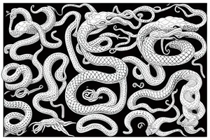 medusa snake tattoo idea