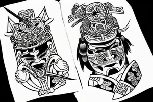 samurai tattoo idea
