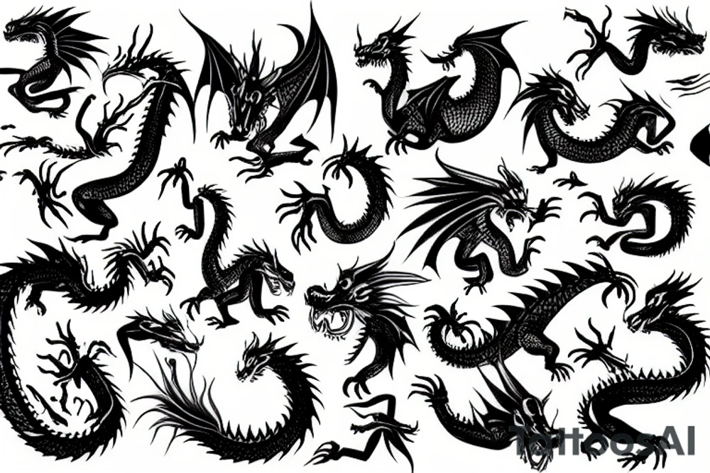 Dragon tattoo idea