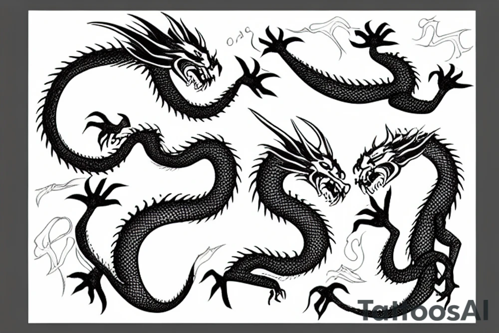 Dragon tattoo idea