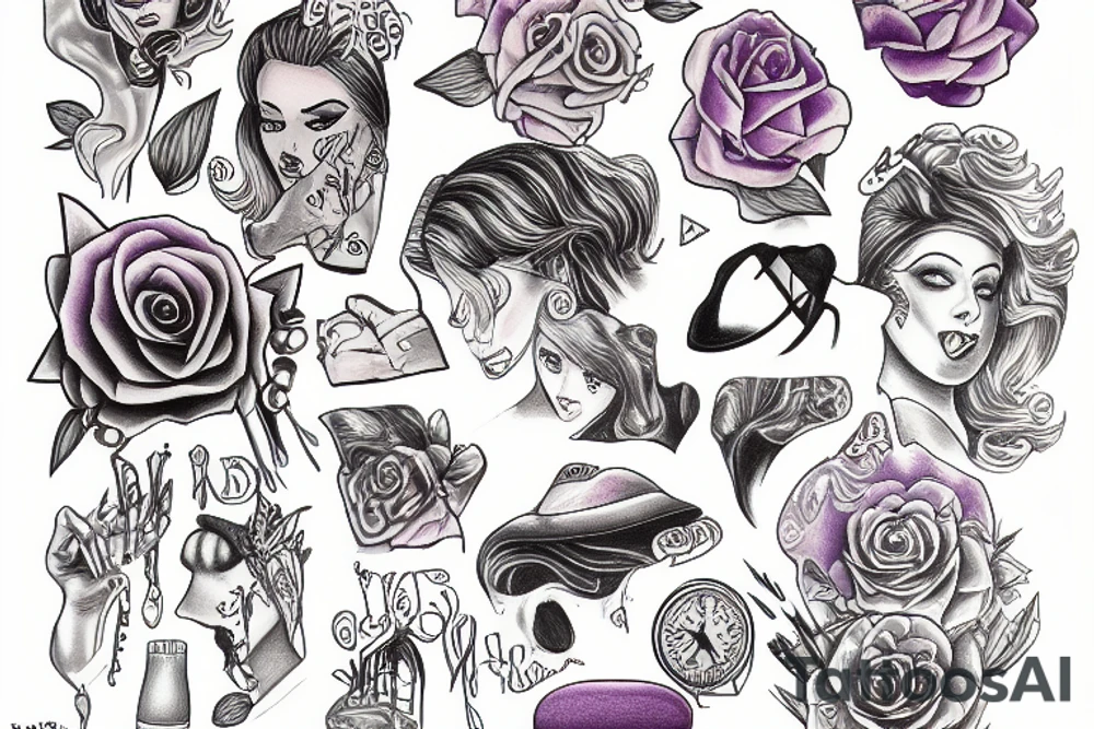 violet reagge fries tattoo idea