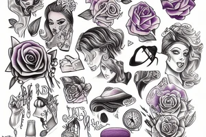 violet reagge fries tattoo idea