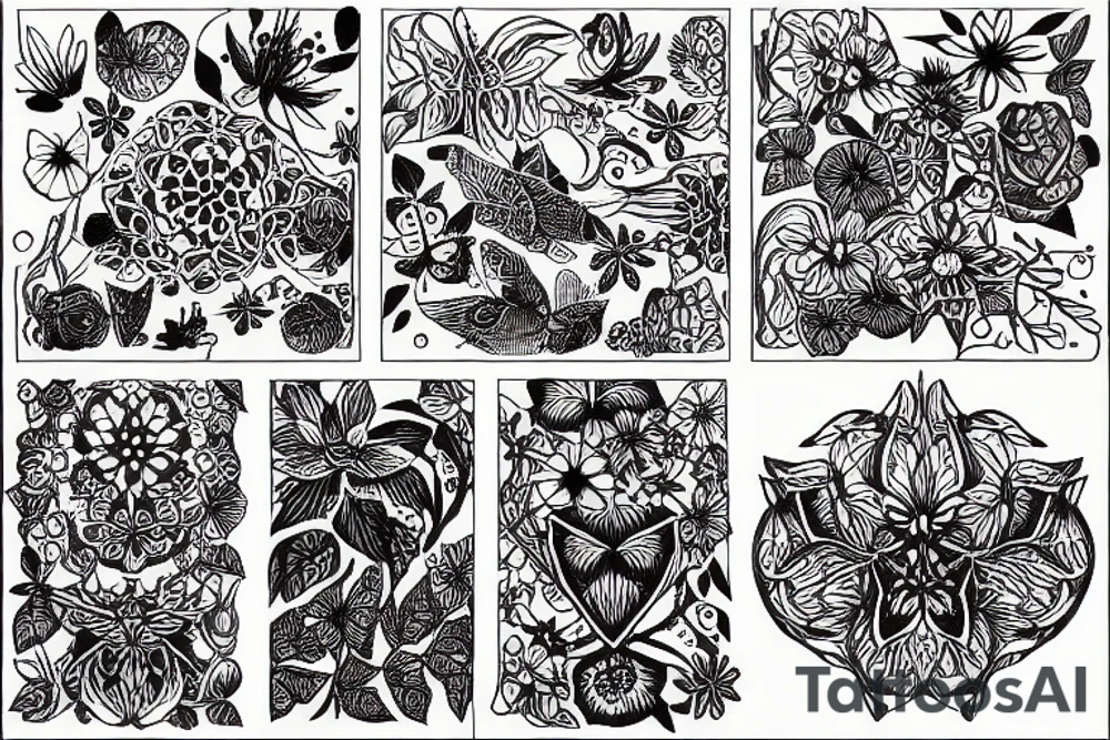 Botanic tattoo idea