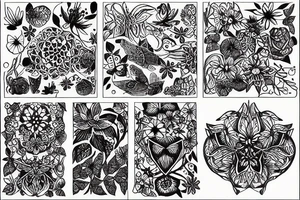 Botanic tattoo idea