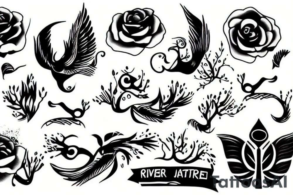 River tattoo idea