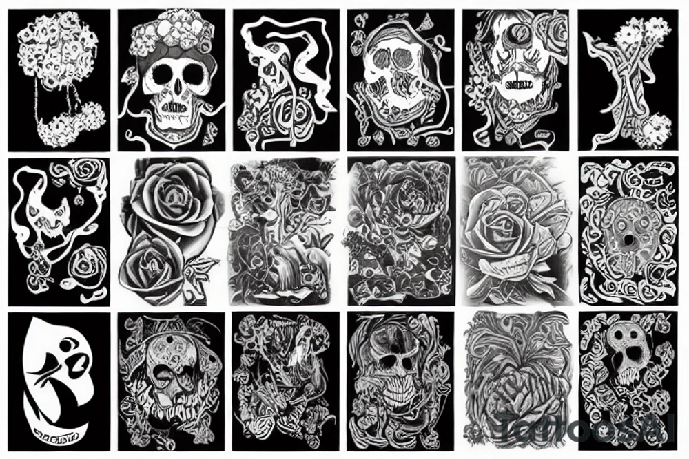 depresson growing into life tattoo idea