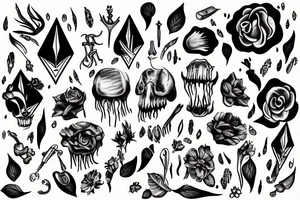 depresson growing into life tattoo idea