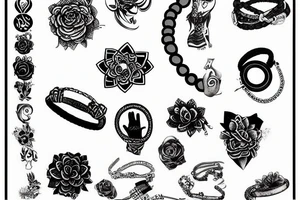 bracelet  life tattoo idea