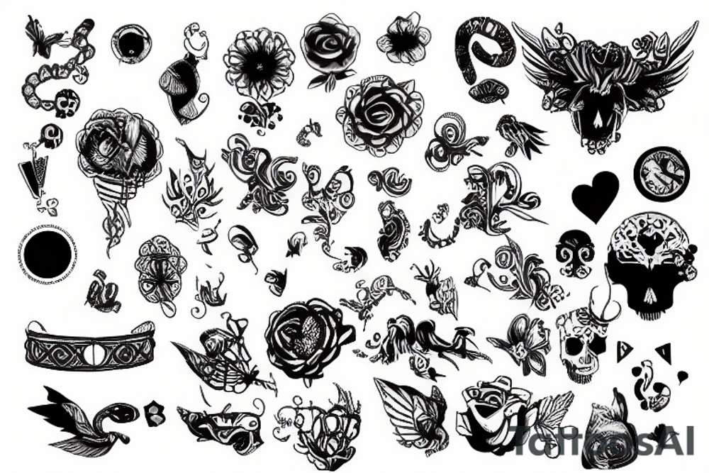 bracelet  life tattoo idea