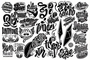 shit up tattoo idea