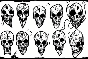 Dagger ghost tattoo idea