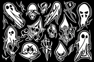 Dagger ghost tattoo idea