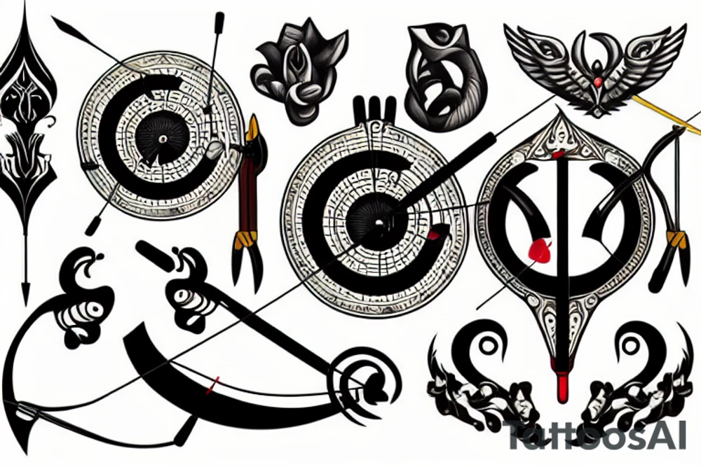 archery tattoo idea