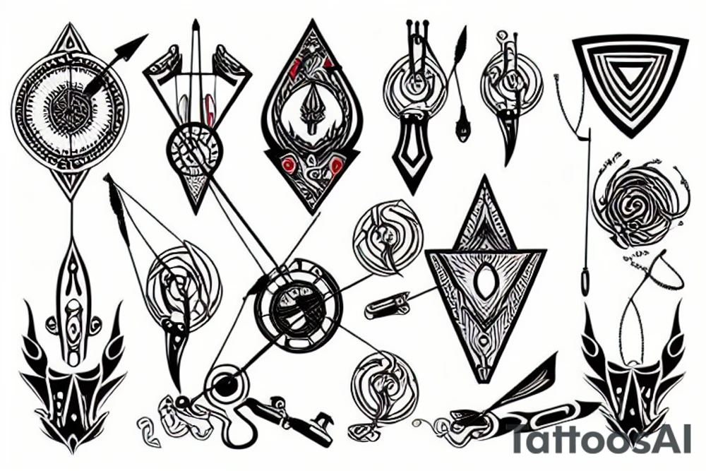 archery tattoo idea