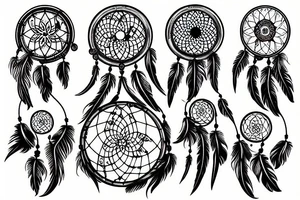 dreamcatcher in the sun tattoo idea