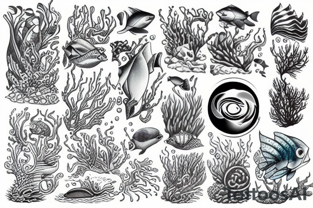 Underwater tattoo idea