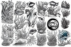 Underwater tattoo idea