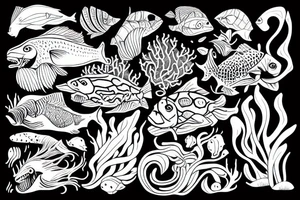 Underwater tattoo idea