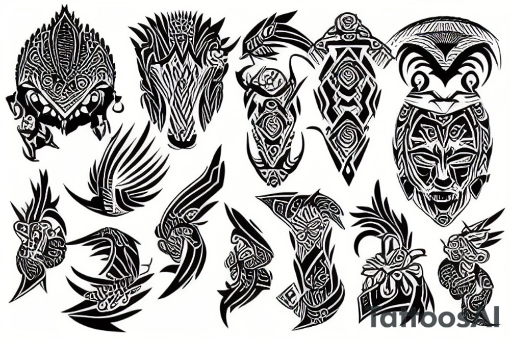 A symbol of power and strength tattoo idea